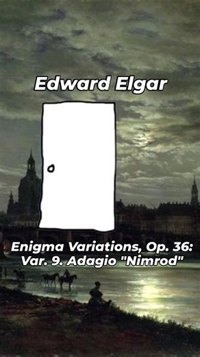 Klasik Music on Instagram: "Opus 76. | Edward Elgar: Enigma Variations, Op. 36: Var. 9. Adagio "Nimrod" Performers: BBC Symphony Orchestra, Leonard Bernstein Background: Johan Christian Dahl -------- #classicmusic #musiclover #classicmusicvibes #musicmemes"