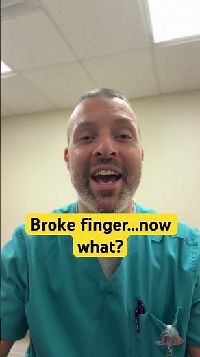 Broken finger, hurt finger #Fracture #HandSurgery