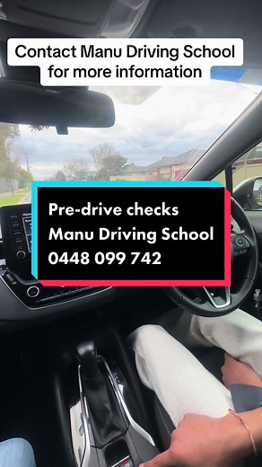 Pre-Drive check woth my youngest client ever. #basiccontrol #carcontrol #predrivechecks #beforetest #Qualitylessons #Professionallessons #foryou #foryourpage #tiktokviral #knowladgableinstructor #manudrivingschool_melbourne_vic