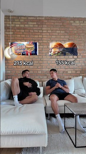 707 kcal vs. 366 kcal burger