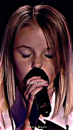 Daneliya Tulyeshova - 'Stone Cold' (Demi Lovato) | Blind Auditions | The Voice Kids #shorts #viral