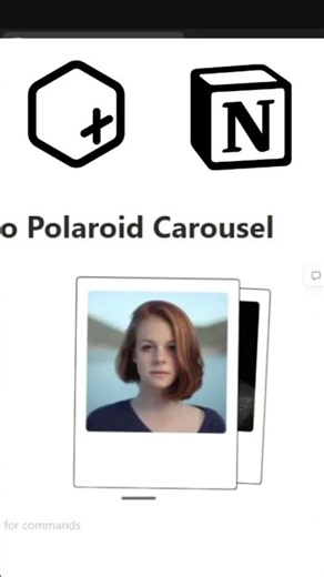 POLAROID CARD SLIDER (How to Build a Notion Image Carousel?)