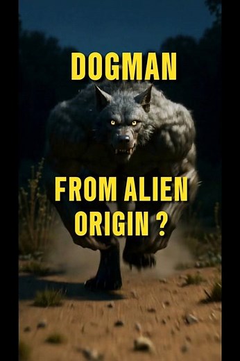 Is the #dogman from alien origin ? #scary #horror