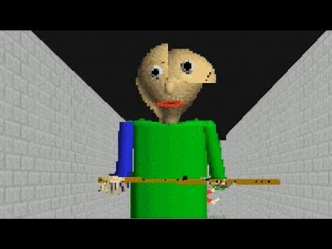 [Slow commentary] Cursed Teacher Baldi - Baldi's Basics - [Horror game]