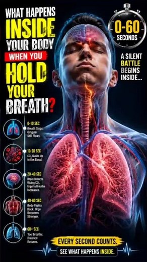 Your Body Starts Fighting Back the Moment You Hold Your Breath... 😳