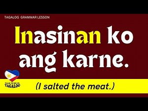 Learn 30 Object-Focus Sentences in Tagalog: Easy Filipino Grammar Lessons for Beginners