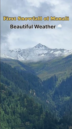 First Snowfall in Manali | Latest Weather Update – 17th September 2026 #kullu #manali #snowfall