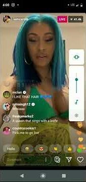 Cardi B has a nipple slip on Instagram Live (must see!!)