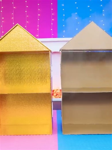 Construimos una Casa de Muñecas Increíble | Sirena Rica VS Sirena Pobre por Toolala #challenge #broma #desafíobroma #rich #Toolala