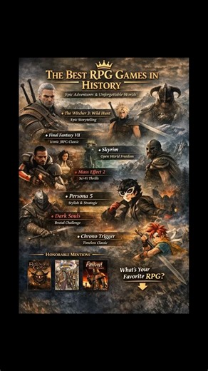 The best RPG games in history 🎮