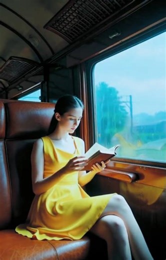 Soft rain during a night train ride, perfect for drifting into relaxation.