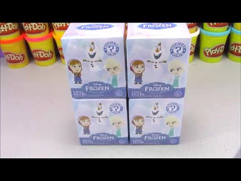 Disney Frozen Mystery Mini Blind Box Opening Elsa Anna and Olaf Surprise Toys
