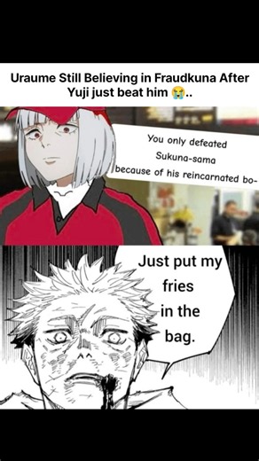 Uraume Still Believing in Sukuna After Yuji Beat Him 💀😭