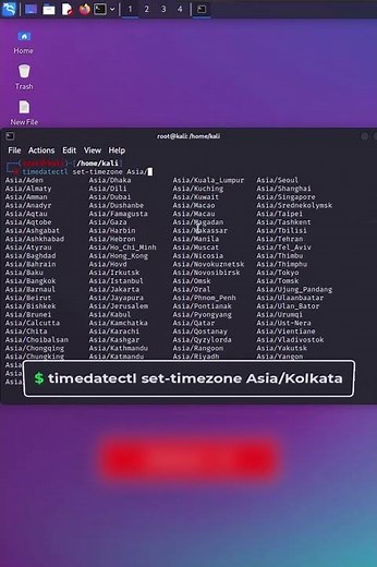 Kali Linux Pro Tip: Easiest Way to Change Time Zone Like a Pro ! 🐧| Ethica