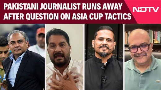 Pakistani Journalist Runs Away After Question on Asia Cup Tactics vs India | NDTV