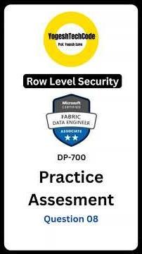 Row-Level Security in Fabric | DP-700 Exam Shortcut 🔥