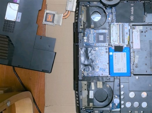 外星人M17xR4更换CPU，无音乐，建议倍速播放