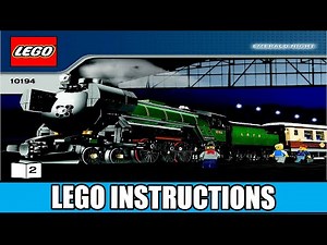 LEGO Instructions - Advanced models - 10194 - Emerald Night - Trains (Book 2)