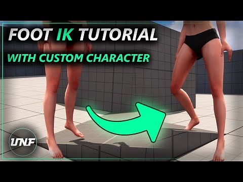 Foot IK Tutorial in Unreal Engine 5 with Custom Character - Realistic Foot Placement