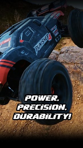 Punisher4 – Power, Precision, Durability! Experience the monster truck that breaks new ground. Unmatched precision, insane durability, and the strength to triumph over any terrain — that’s Punisher4. | Team Corally