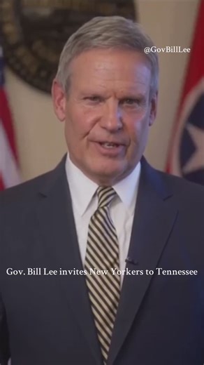 Governor Bill Lee invites New Yorkers to Tennessee