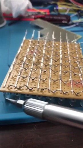 1.9K views | Led matrix. #leds #ledmatrix #soldering #diyprojects | Zach Garcia | Facebook