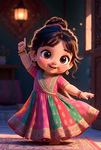A baby girl dancing 💃👶#kidstiktok #cartoon #animation #viraltiktok #dating