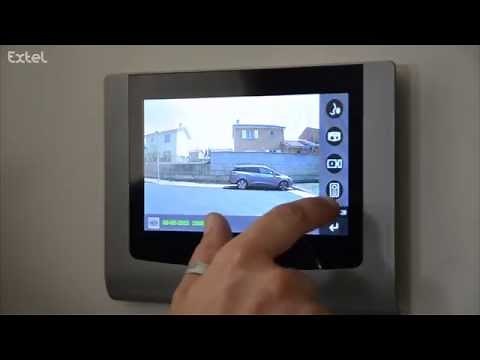 Installation LEVO ou STEP : visiophone tactile à mémoire de passage EXTEL
