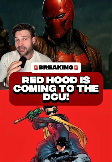 BREAKING: Red Hood is coming to the DCU!!!! 🤯🤯🤯 #redhood #batman #dcu #jamesgunn #dc