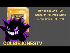 Catch LVL 100 Gengar BEFORE Brock! (Pokemon Y/B/R) works in 2022 (CJTV)