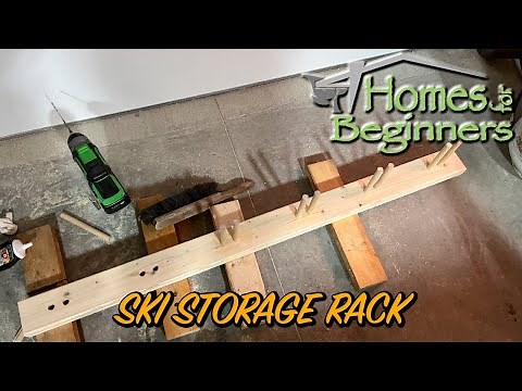 How to Make a Ski Storage Rack