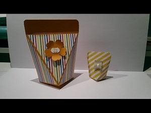 Anleitung Projekt #10: Selbstschließende Boxen (groß und mini) / mit Stampin' Up!