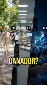 ¿Quién vive MÁS SANO: con CELULAR 2h, 5h o 10h? 📱 #shorts #shockcurious #curiosidades #fyp #viral