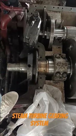 How is the Steam turbine gearbox system look #turbines #steamturbine #gear #reels