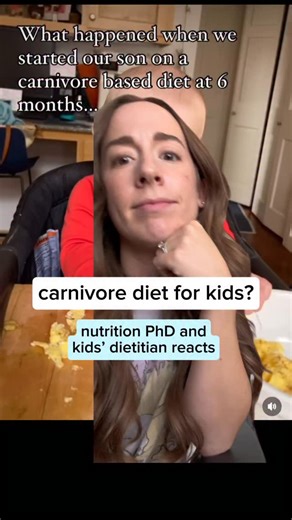 Dr. Taylor Arnold • Kid Nutrition Expert (PhD, RDN) on Instagram: "It’s entirely possible that all those things would have happened without a trendy diet. And a really big problem with content like this is making misinformed conclusions and sharing them on the internet as factual. It’s one thing to make an incorrect conclusion on the walls of your own home, but it’s another entirely to share it with the world and mislead others into making dangerous health choices for their babies. This kind of