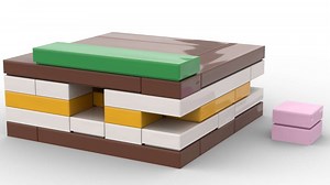 LEGO MOC-128492 Ham & Cheese Puzzle Box (Other 2022)