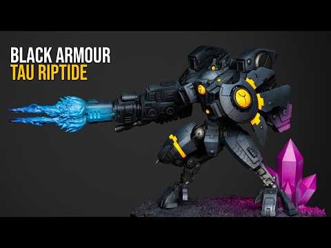 How to Paint Black Armour Tau - Riptide | Warhammer 40K