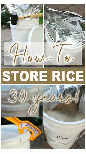 How to Store RICE for 30 YEARS! #PrepperPantry #FoodStorage #FoodSupply #StoringFood #HowToStore #HowToStoreFood #FoodStorageTips #FoodStorageIdeas #Pantry #PantryGoals #PantryRestock #LongTermFoodStorage #FoodStorageHacks #GrainStorage #RiceStorage #Rice