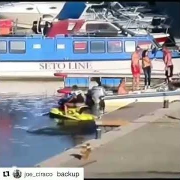 Jetski Explodes while riding