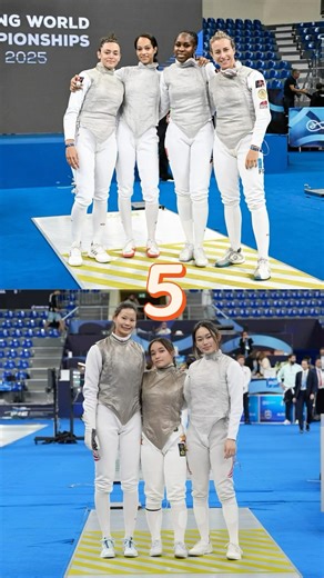 2025 Fencing World Championships Women’s Foil Team Round of 16 🇫🇷 France vs 🇸🇬 Singapore Leg 5/9 via FencingTV | World Fencing Organisation