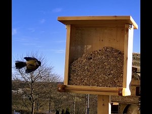Vogelfutterhaus Bird feeder, selber machen, do it yourself