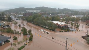 3.5M views · 10K reactions | Worst flooding we’ve ever seen in Boone by a long shot. This is 321 between Lowe’s and Walmart. | Nelson Aerial Productions | Facebook