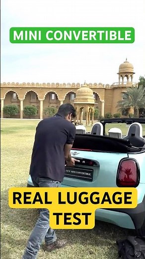Mini Convertible Boot Space Test: What Fits in 250L?