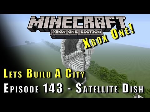 Minecraft :: Lets Build A City :: Satellite Dish :: E143