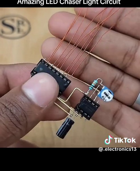 Amazing LED Chaser Light Circuit