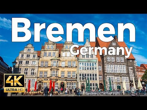 Bremen, Germany Walking Tour 4K - With Captions