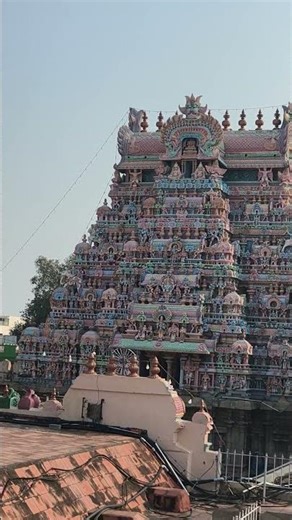 Srirangam temple view tiruchirappalli Trichy