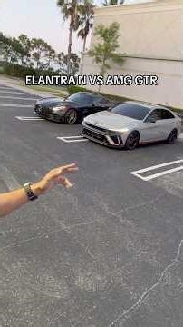 Elantra N vs AMG GTR exhaust BATTLE! #exhaust #hyundai #amg #gtr #battle