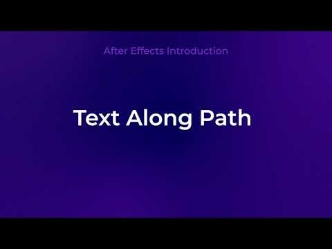 AE - Text Along Path Animation