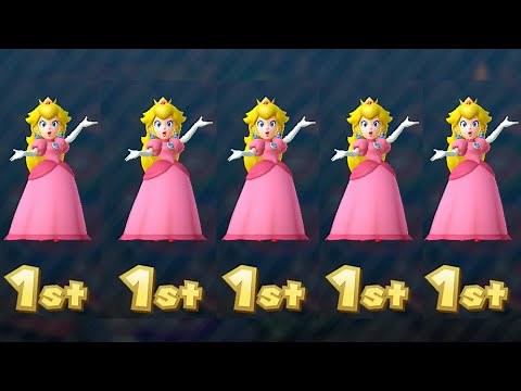 Mario Party 10 - Peach vs Mario vs Luigi vs Daisy - Coin Challenge